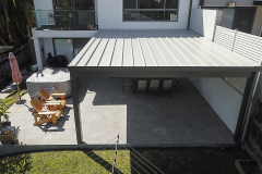 Insulated flat panel Roof